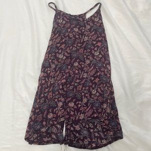 Floral purple tank